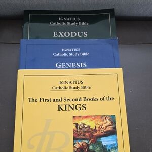 Catholic Study Bible Set - Yellow, Blue, Green